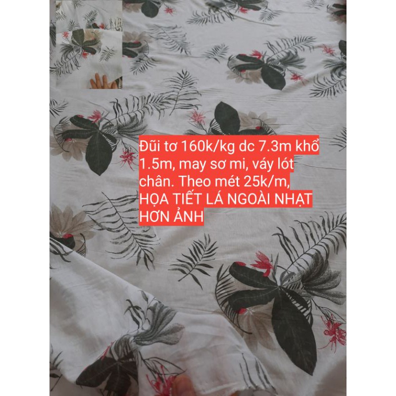 Vải đũi tơ hoa 80k/0.5kg