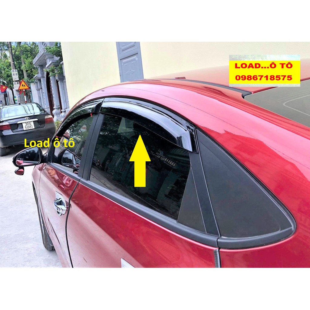 Vè Che Mưa Xe Huyndai Elantra 2023-2016 Mẫu Vè Đen Sang Trọng