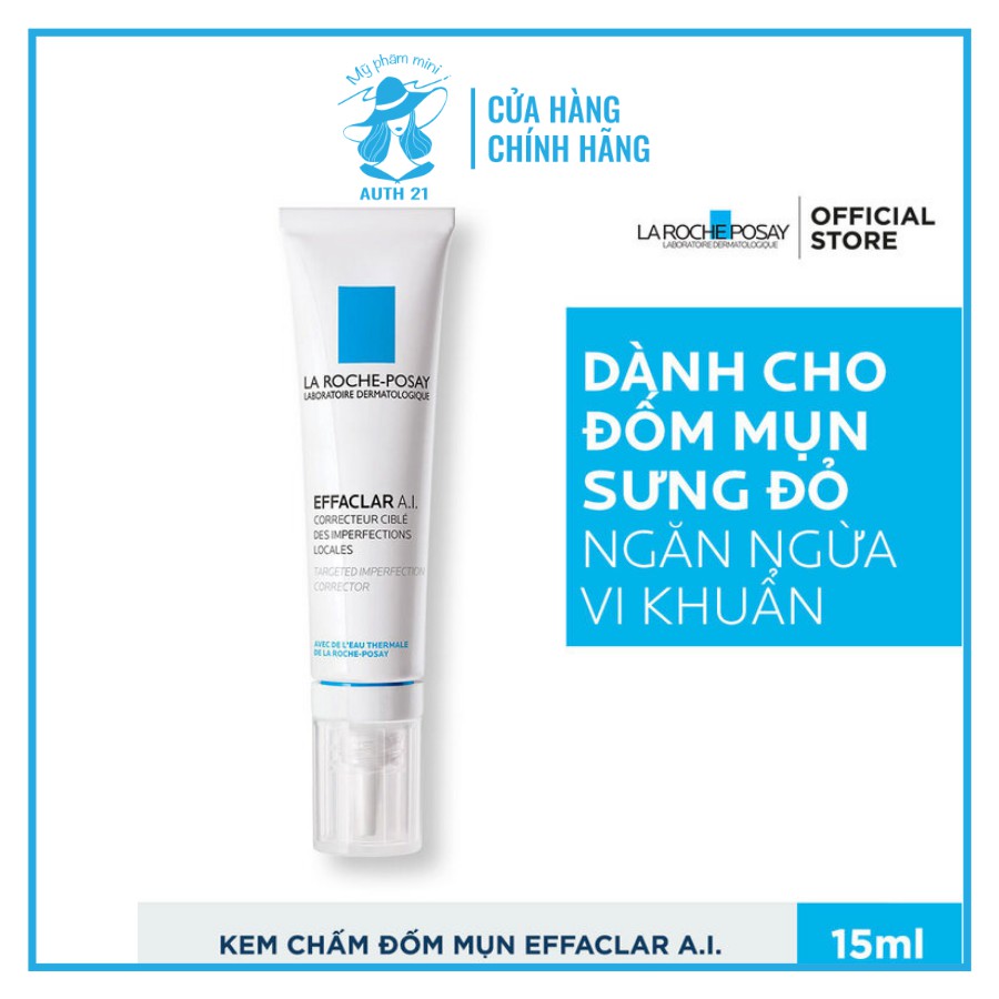 Kem Giảm Mụn La Roche Posay Effaclar A.I (15ml)