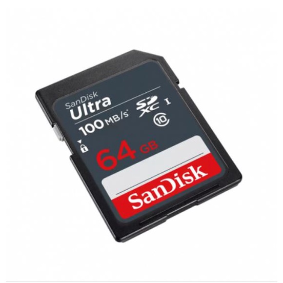 Thẻ nhớ SD 64GB Sandisk class 10 (100Mb/s) SDSDUNR-064G-GN3IN