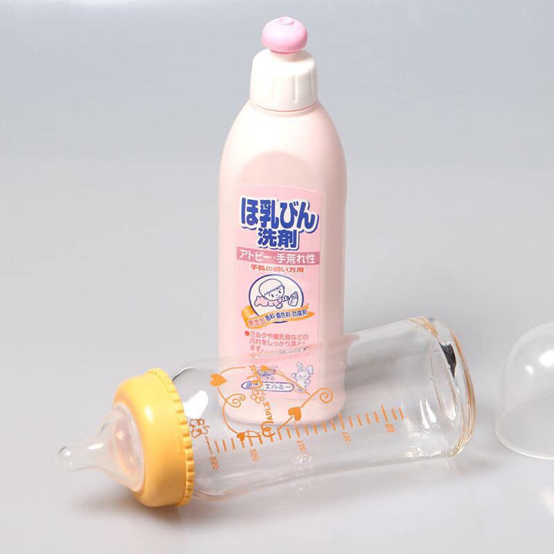 NƯỚC RỬA BÌNH SỮA KOSE NỘI ĐỊA NHẬT (300ML) - CHIẾT XUẤT TỪ THÀNH PHẦN THIÊN NHIÊN, GIÚP VỆ SINH BÌNH NƯỚC, BÌNH SỮA