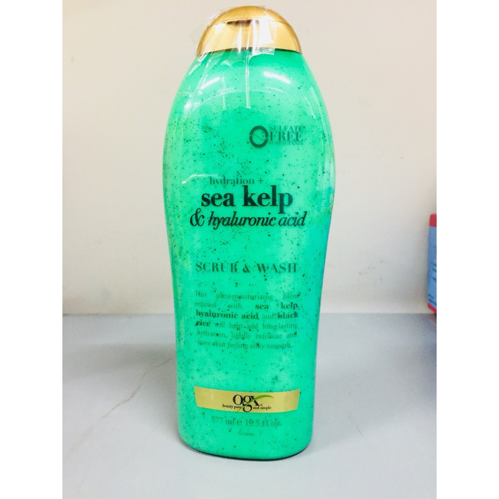 Sữa tắm tẩy tế bào chết OGX Scrub &amp; Wash 577ml