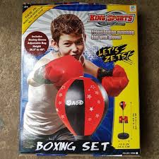 Bộ đồ chơi đấm bốc cho bé Boxing Set (có găng tay, trụ đỡ, giá đỡ)