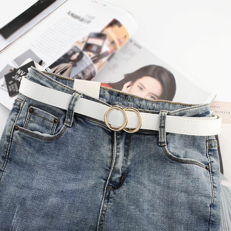 Thắt Lưng Da Phối Khoá Hợp Kim Thời Trang Cho Nữ