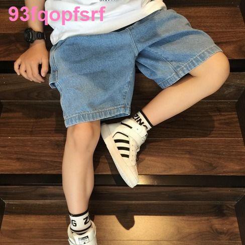cập nhậtđứa trẻQuần áo trẻ emBé trai phong cách mùa hè Hàn Quốc quần tất năm điểm kết hợp short, trẻ em lớn, jean