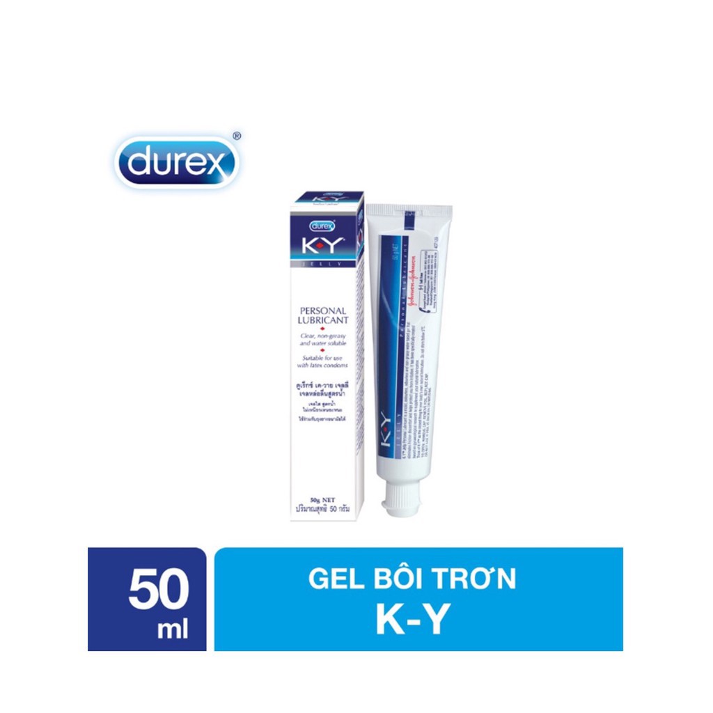  [Che tên sản phẩm khi giao hàng] Gel bôi trơn Durex KY (50G) - Amipharnma - FREESHIP 99k