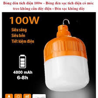 Bóng đèn tích điện 6-8h - loại 100w