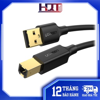 Dây máy in USB 2.0 chuẩn A đực sang chuẩn B đực độ dài từ 1-5m UGREEN US135