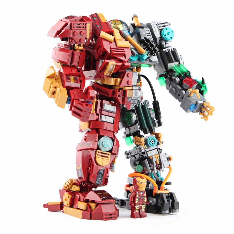 BỘ ĐỒ CHƠI XẾP HÌNH Mô Hình Người Sắt, Lắp Ráp Mô Hình Iron men, ROBOT Biến Hình