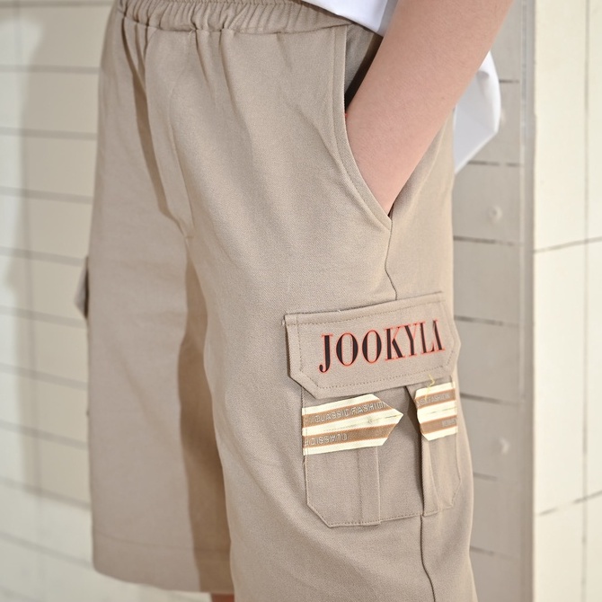 Quần lửng JOOKYLI bé trai kaki 20B0556