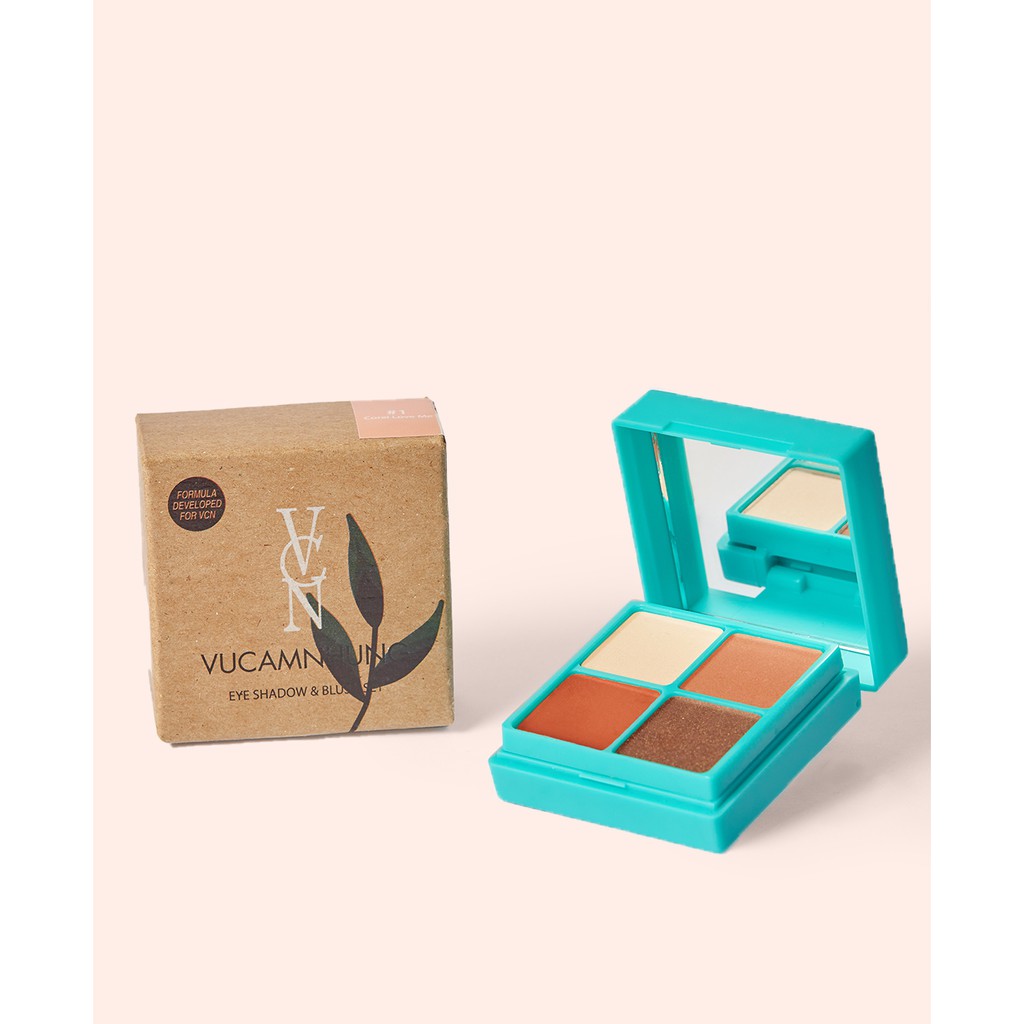 Bộ Màu Trang Điểm Mắt Và Má -VCN Eye Shadow & Blush Set 4g | BigBuy360 - bigbuy360.vn