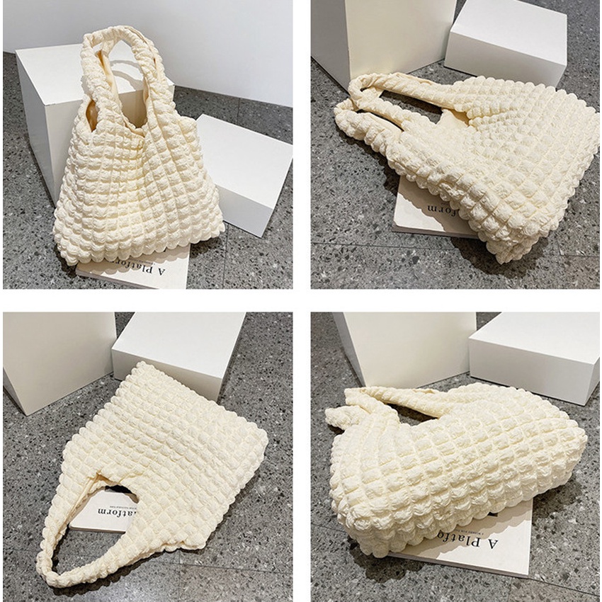 Túi Tote xốp ô vuông Ulzzang Bigsize 3 màu ,Túi đeo vai có lớp lót hàng đẹp bảo hành 12 tháng