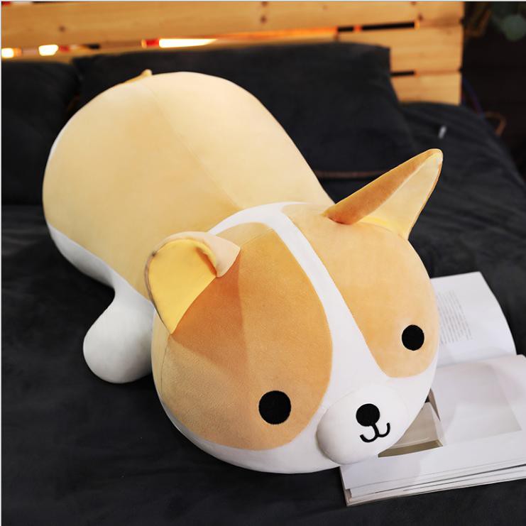 Gấu Bông Chó Corgi Nằm Mông To Dễ Thương 2 Size