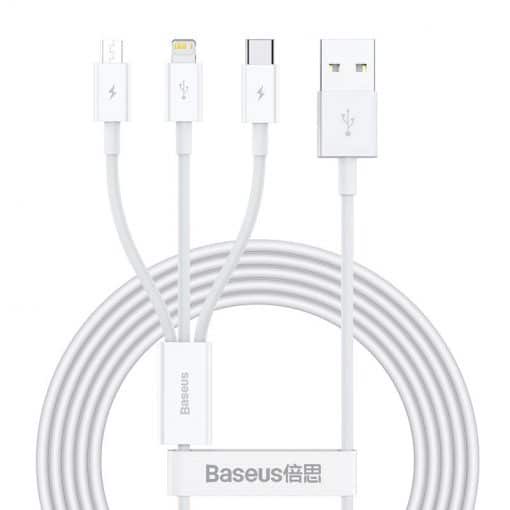 Baseus -BaseusMall VN Cáp sạc 3 đầu Baseus Superior Series 3 in 1
