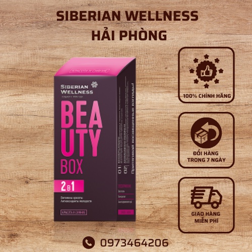 Viên uống hỗ trợ da, tóc, móng Beauty box Siberian Wellness