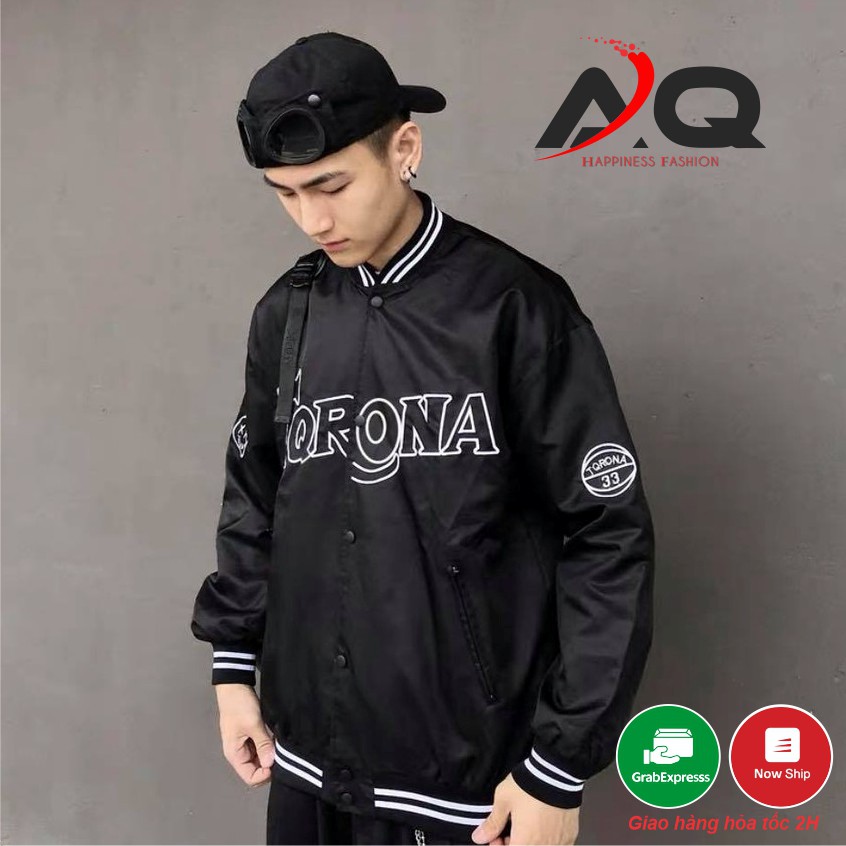 Áo Bomber Bóng Chày❤️  Áo khoác Dù chống nắng Nam nữ Unisex cực chât thời trang hot hiện nay cho giới trẻ- AQ S