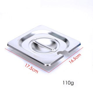 Nắp Khay Inox Đựng Thạch Topping Trà Sữa