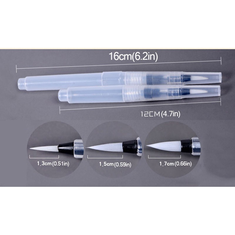 6 bút cọ luyện vẽ màu nước cho trẻ em