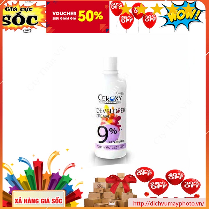 Trợ Nhuộm Tóc OXI 6% ,9 % ,12 %CEROXY lên màu đẹp, giữ lâu kholinhkien