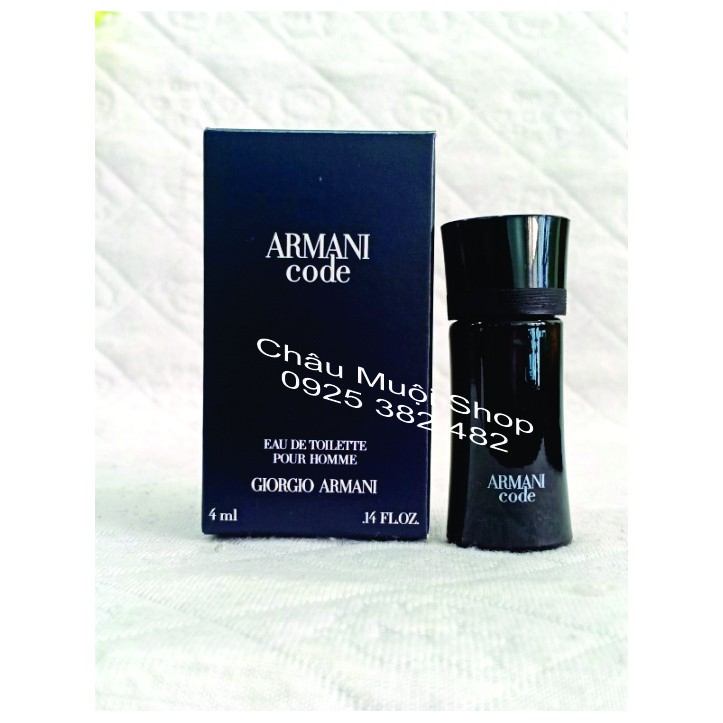 Nước Hoa Mini Armani Code Pour Homme For Men -4ml -Tươi Mát Gợi Cảm Nam Tính