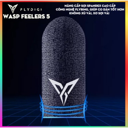 [ THẾ HỆ THỨ 5 ] Flydigi Wasp Feelers 5 | Găng tay chơi game PUBG, Liên quân, chống mồ hôi, cực nhạy, co giãn cực tốt