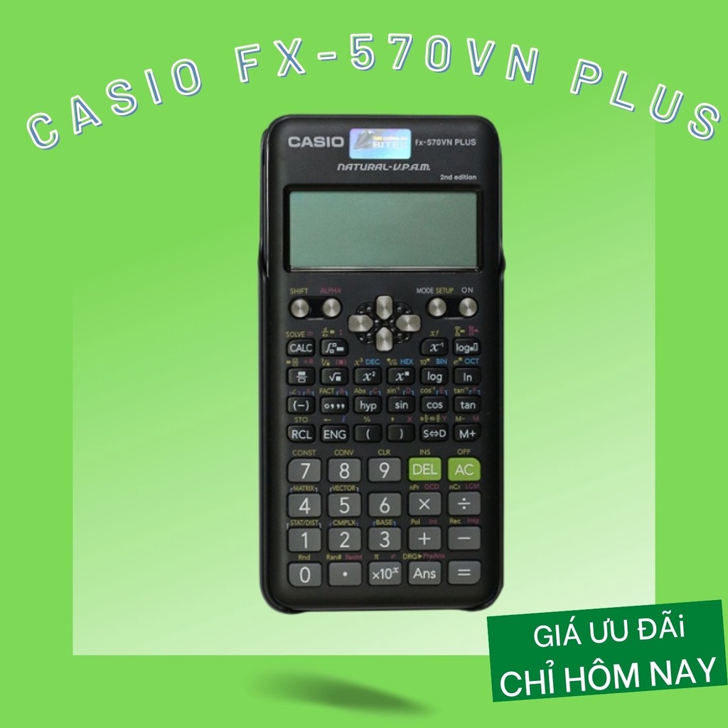 Máy Tính Casio FX-570VN PLUS [ Màu Đen ]