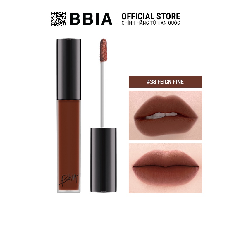 Son Kem Lì Bbia Last Velvet Lip Tint - Màu HOT Nàng Yêu (02, 12, 25, 38, A6) 5g - Bbia Official Store