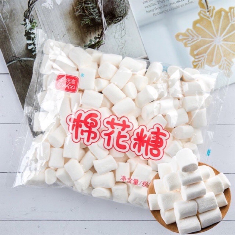 500gr kẹo marshmallow làm kẹo nougat