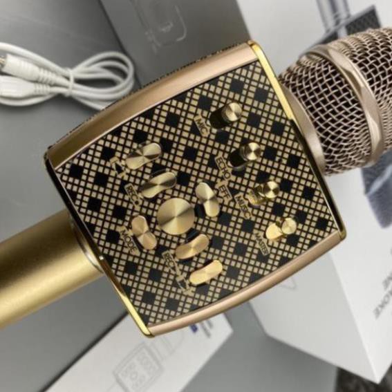 Mic Hát Karaoke Bluetooth YS95 tích hợp loa pass to hay không dây  bảo hành 6 tháng chính hãng