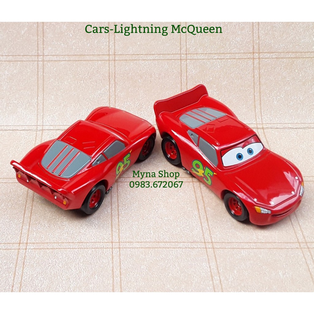 Đồ chơi mô hình tĩnh xe tomica cars không hộp - Lightning McQueen - kéo qua trái xem thêm ảnh ạ