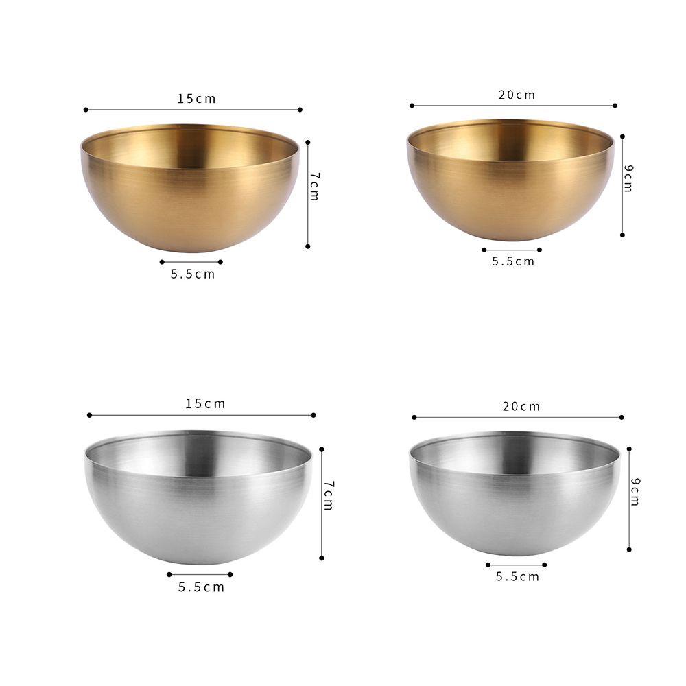 Tô Inox Cách Nhiệt Đựng Salad Phong Cách Hàn Quốc|Bộ Dụng Cụ Ăn Uống Tiện Dụng