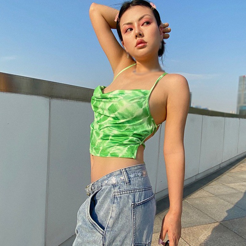 Áo Tank Top Sát Nách Thiết Kế Hở Lưng Quyến Rũ