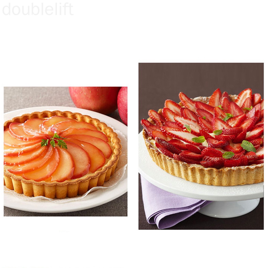 Khuôn làm bánh pizza dáng tròn bằng thép carbon có thể tháo rời phần đáy đa năng tiện lợi