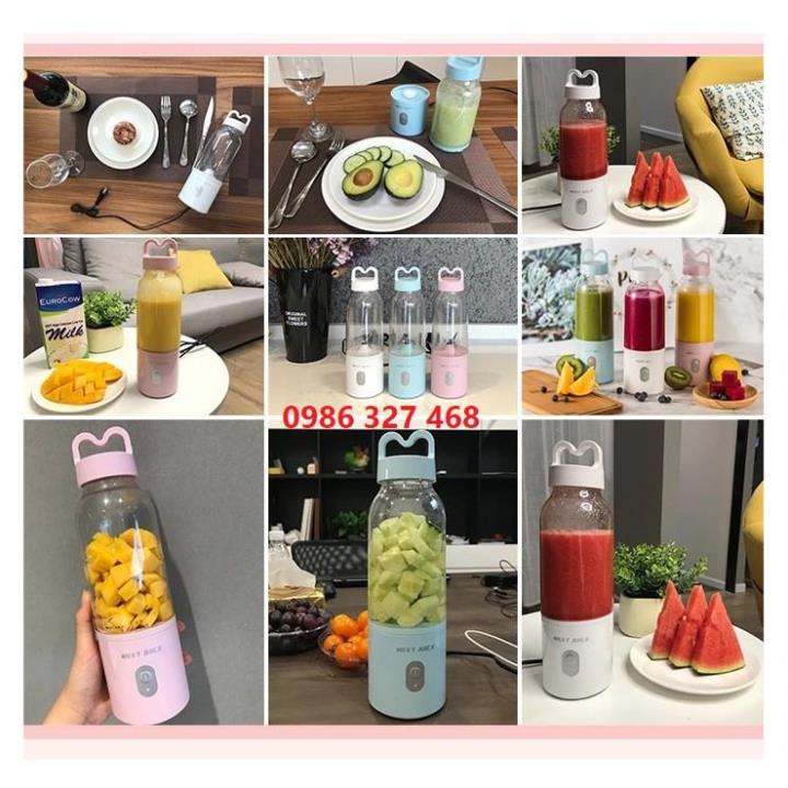 [LOẠI 1] Máy Xay Sinh Tố Đa Năng Cầm Tay Meet Juice - Xay cực nhanh 9s, Siêu Bền Cao Cấp, An Toàn