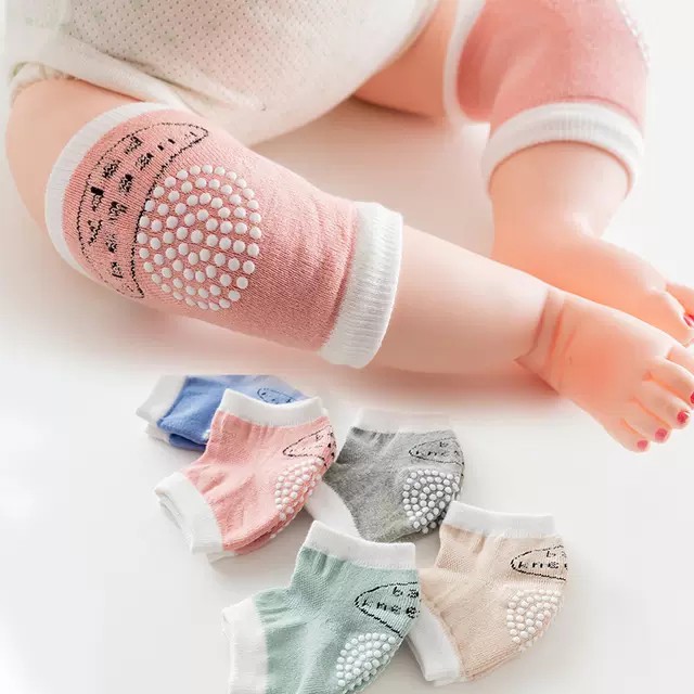 Bộ Đệm Gối Tập Bò, Tập Đi, An Toàn Chống Trầy Xước Cho Bé - HBQ Kids