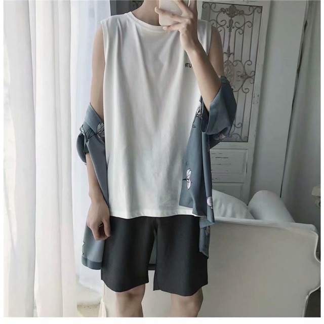 [Freeship] Áo thun nam ba lỗ tanktop thời trang