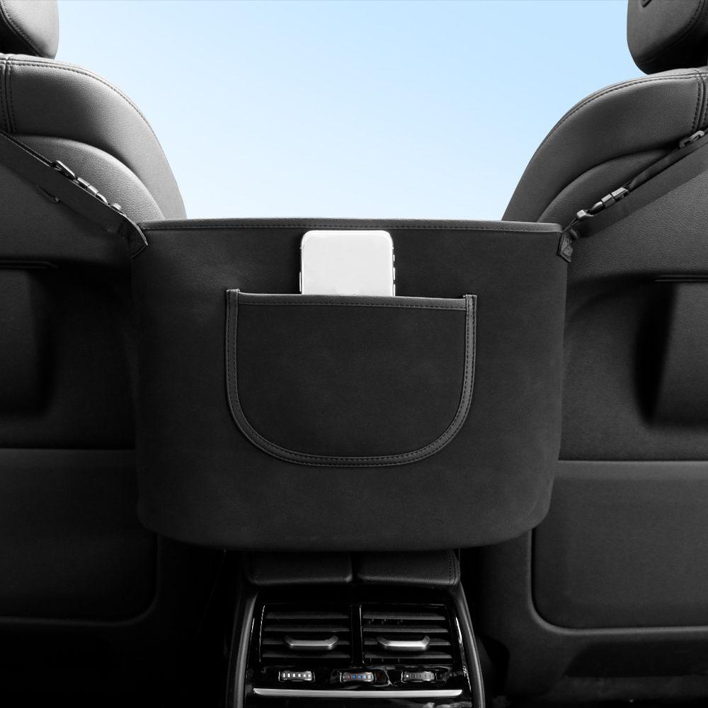 MAG Túi Da Lộn Đựng Đồ Đa Năng Gắn Sau Lưng Ghế Xe Hơi