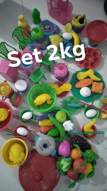 Đồ chơi cân ký - freeship extra - đồ chơi nhựa nấu ăn set 1kg