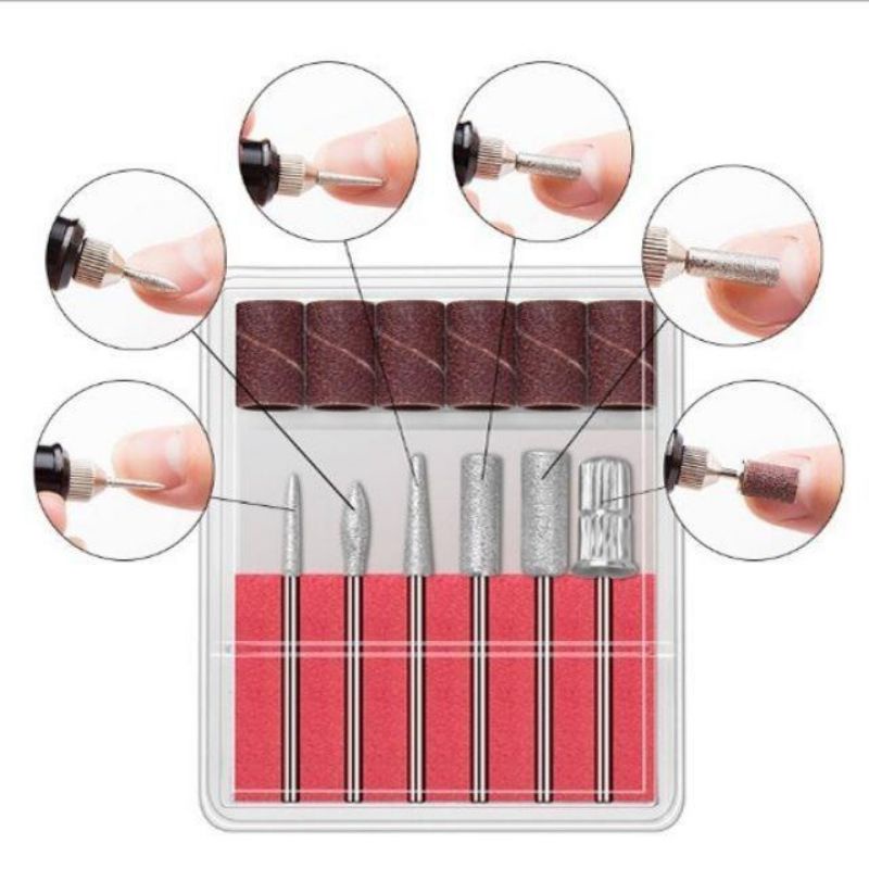 Máy mài móng MINI giũa đánh bóng móng tay móng chân kèm củ sạc thích hợp làm móng nghệ thuật nail spa