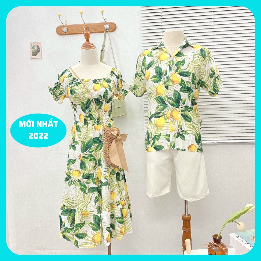 Đồ đôi nam nữ đi biển trẻ trung - BÁN CHẠY NHẤT- áo đôi nam nữ đi du lịch,đồ đôi đi biển,áo cặp chụp hình cưới trẻ trung