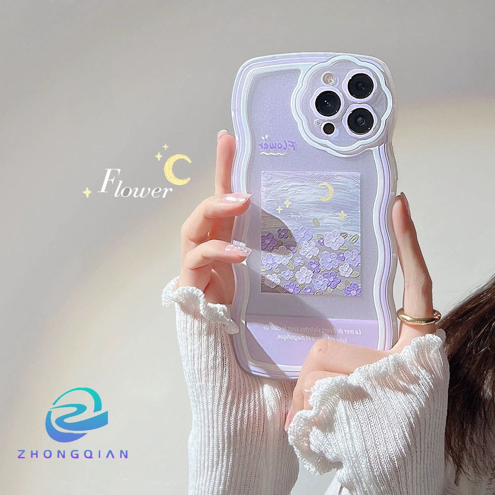 Ốp Điện Thoại Mềm Chống Sốc In Hình Tranh Sơn Dầu Cho iPhone 13 12 11 Pro XS Max X XR 7 8 plus