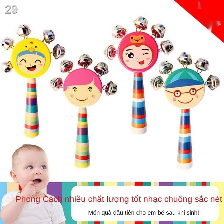 đồ chơi trẻ con rattle xếp hình giáo dục sớm 3-6-12 em bé 0 một tuổi sơ sinh trai và gái