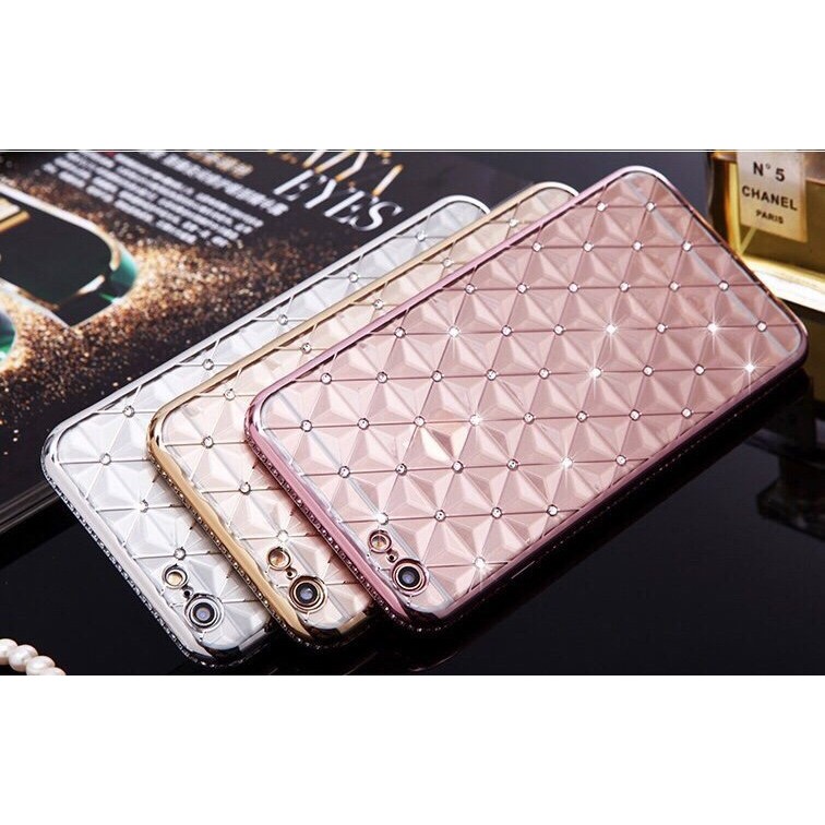 Ốp điện thoại đính đá hoạ tiết kim cương Shengo For IP5s/6/6s/6+/6s+/7+/8+