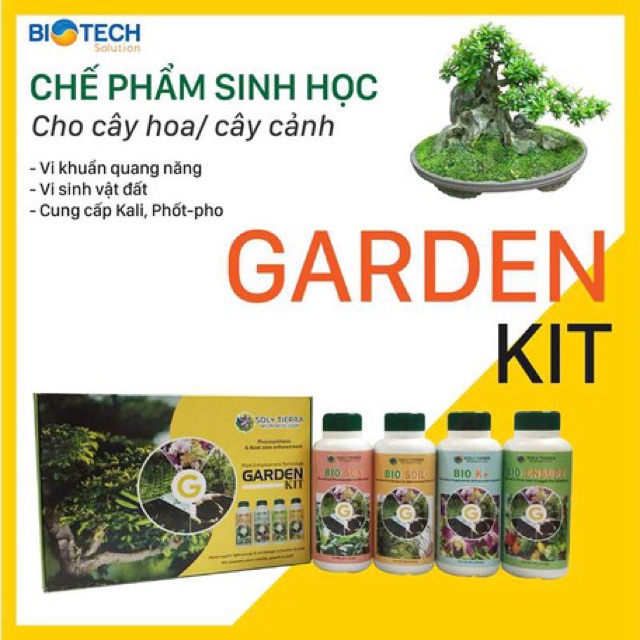 GARDEN KIT Bộ chế phẩm sinh học toàn diện cho hoa và cây cảnh