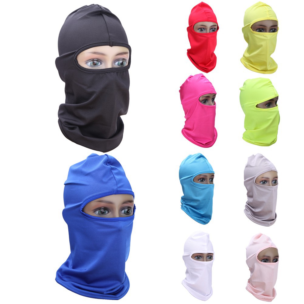 Mặt nạ dạng mũ trùm chất liệu lycra