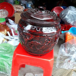 Bộ ủ ấm tích giả gỗ 1,5lit