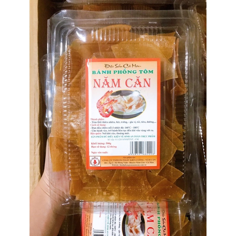 500gr/1 BÁNH PHỒNG TÔM CÀ MAU ĐẶC BIỆT