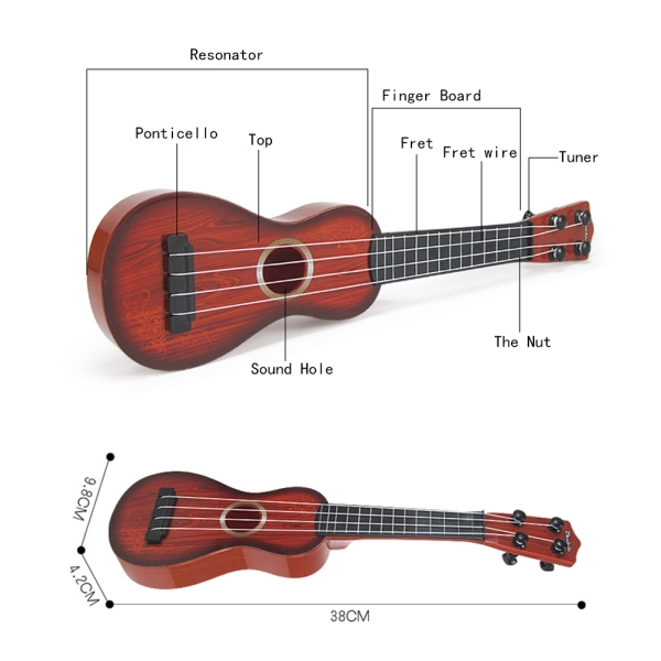 Hb-Đàn ukelele mini 4 dây cho bé