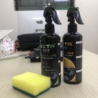 Combo tẩy - dưỡng nội thất ô tô xeta