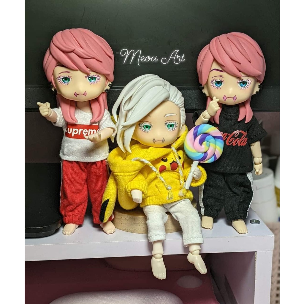 Tóc part Sanzu Haruchiyo Mô Hình Anime Manga Tokyo Revengers nendoll nendoroid ob11 ymy ddf dod